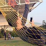 Outdoor-Hängematte aus farbigem Mesh, 2PCS Orange Section, 2PCS Green, 2PCS Dark Blue Section, 2PCS Red Section