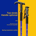 132 cm einziehbare drei Outdoor-Trekkingstöcke, teleskopisch, Red#132cm, Blue#132cm, Silver#132cm, Black#132cm – Bild 11