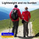 132 cm einziehbare drei Outdoor-Trekkingstöcke, teleskopisch, Red#132cm, Blue#132cm, Silver#132cm, Black#132cm – Bild 12