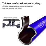 132 cm einziehbare drei Outdoor-Trekkingstöcke, teleskopisch, Red#132cm, Blue#132cm, Silver#132cm, Black#132cm – Bild 5