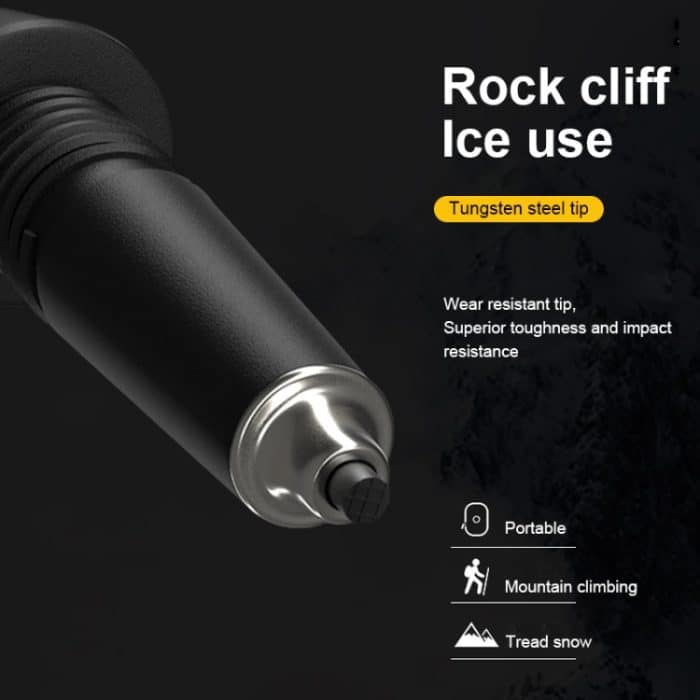 132 cm einziehbare drei Outdoor-Trekkingstöcke, teleskopisch, Red#132cm, Blue#132cm, Silver#132cm, Black#132cm – Bild 8