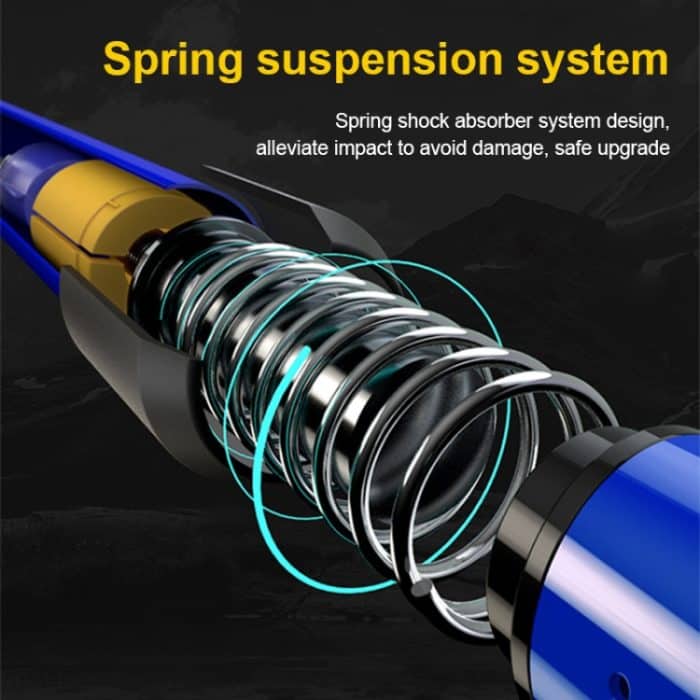 132 cm einziehbare drei Outdoor-Trekkingstöcke, teleskopisch, Red#132cm, Blue#132cm, Silver#132cm, Black#132cm – Bild 10