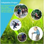 105 cm langer Bergsteigerstock mit vier geraden Schäften, Purple#105cm, Red#105cm, Blue#105cm, Silver#105cm, Black#105cm – Bild 4