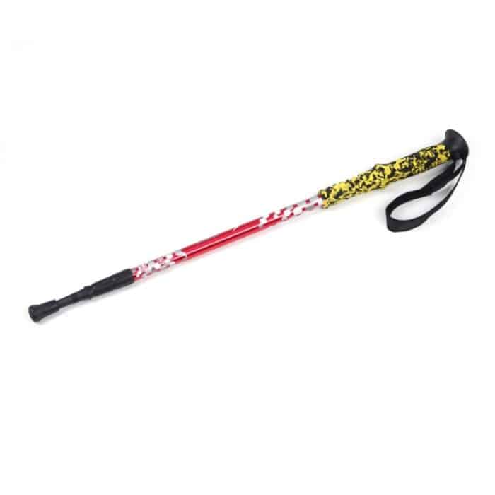 135 cm verstellbare, tragbare Aluminium-Trekkingstöcke für den Außenbereich, Orange#135cm, Red#135cm, Green#135cm, Blue#135cm – Bild 2