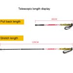 135 cm verstellbare, tragbare Aluminium-Trekkingstöcke für den Außenbereich, Orange#135cm, Red#135cm, Green#135cm, Blue#135cm – Bild 4