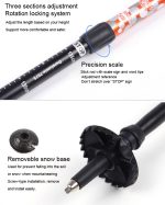 135 cm verstellbare, tragbare Aluminium-Trekkingstöcke für den Außenbereich, Orange#135cm, Red#135cm, Green#135cm, Blue#135cm – Bild 6