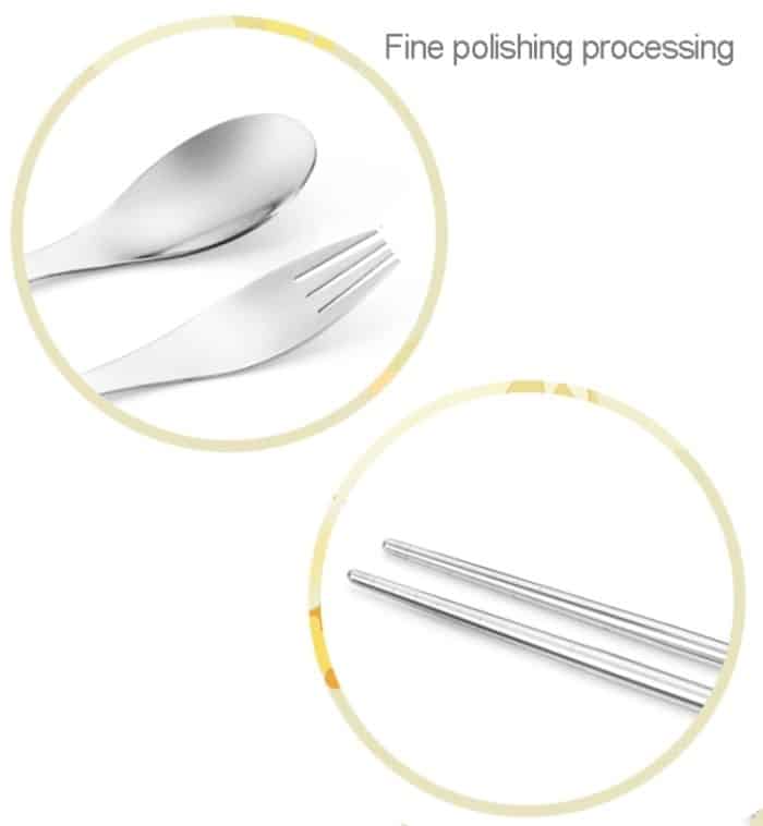 Dreiteiliges Outdoor-Besteck, Big Red, Light blue, Dark blue, Rose Red, Grass green – Bild 4