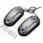 YWXLight 10–30 V ovale Seitenmarkierungsleuchte für LKW-Anhänger