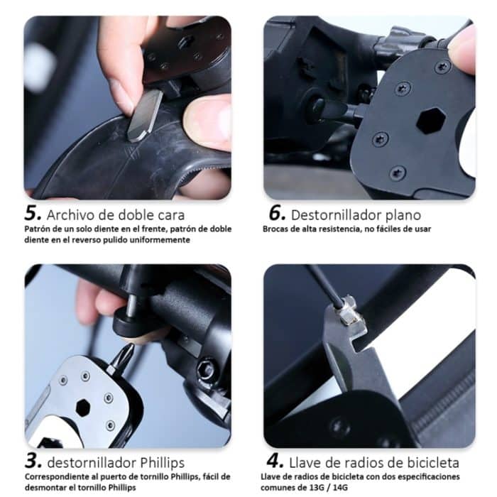 Nextool Multifunktionsfahrradwerkzeug Mini Pocket Bike Toolbox Outdoor Schraubenschlüssel Reparaturwerkzeug Magnethülse – Bild 9