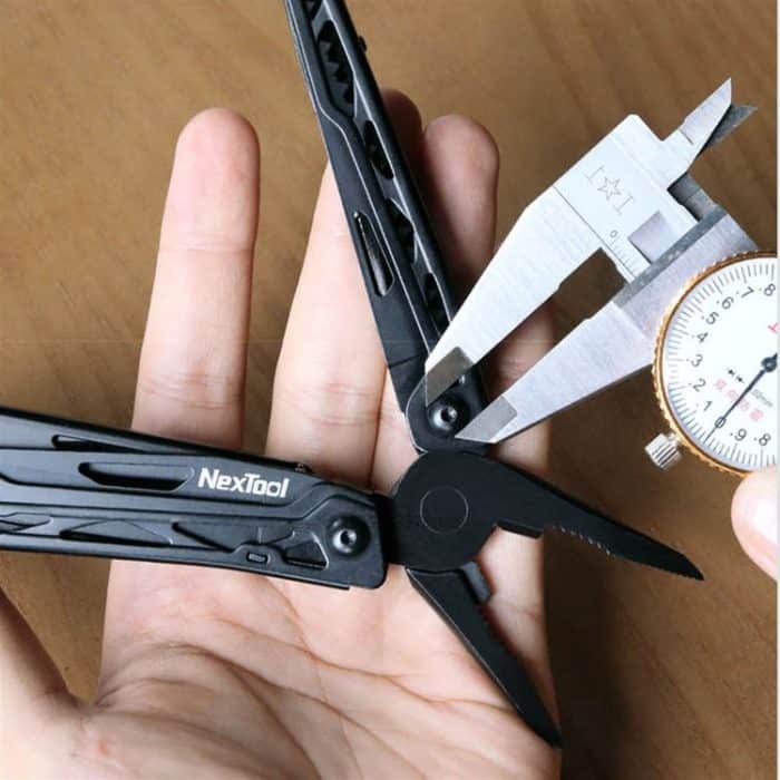 NexTool 10 in 1 Multifunktionsmesser Tragbares Klappmesser Werkzeuge Rostfreier Schraubendreher Sägezange Linealschneider – Bild 4