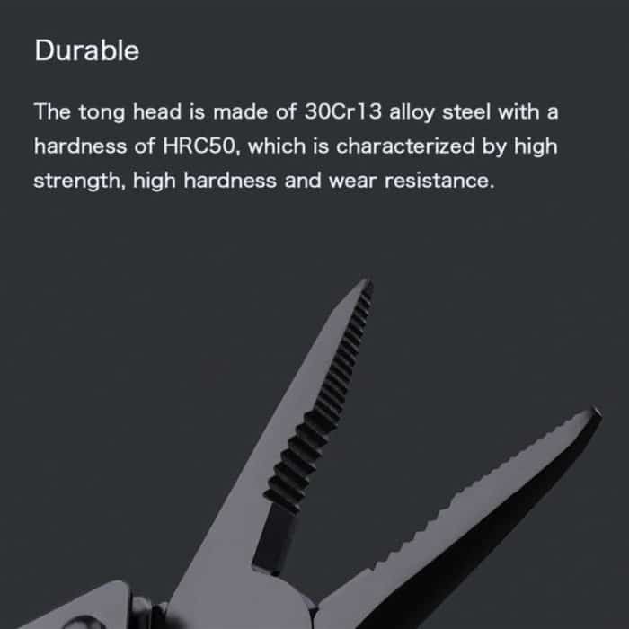 NexTool 10 in 1 Multifunktionsmesser Tragbares Klappmesser Werkzeuge Rostfreier Schraubendreher Sägezange Linealschneider – Bild 5