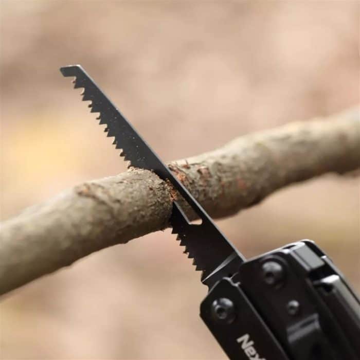 NexTool 10 in 1 Multifunktionsmesser Tragbares Klappmesser Werkzeuge Rostfreier Schraubendreher Sägezange Linealschneider – Bild 8