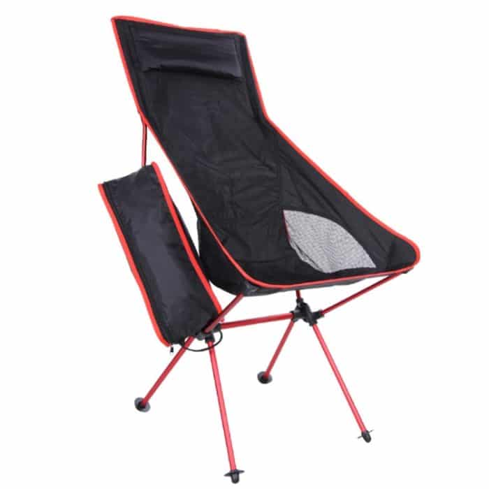 Outdoor Tragbare Klapp Camping Stuhl Licht Angeln Strand Stuhl Luftfahrt Aluminium Legierung Rückenlehne Liege, Camping Chair(blue), Camping Chair(green), Camping Chair(orange), Camping Chair(red) – Bild 2