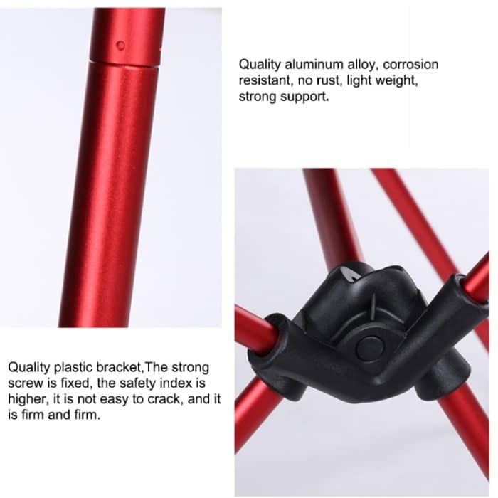 Outdoor Tragbare Klapp Camping Stuhl Licht Angeln Strand Stuhl Luftfahrt Aluminium Legierung Rückenlehne Liege, Camping Chair(blue), Camping Chair(green), Camping Chair(orange), Camping Chair(red) – Bild 5