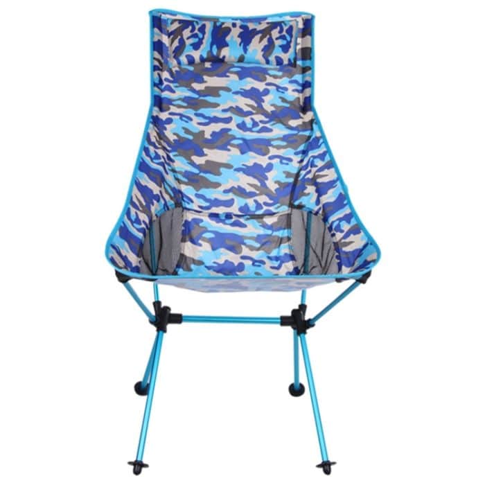 Outdoor Tragbare Camouflage Klapp Camping Stuhl Licht Angeln Strand Stuhl Luftfahrt Aluminium Legierung Rückenlehne Liege, Camouflage Folding Chair (blue), Camouflage Folding Chair (green), Camouflage Folding Chair (orange) – Bild 2