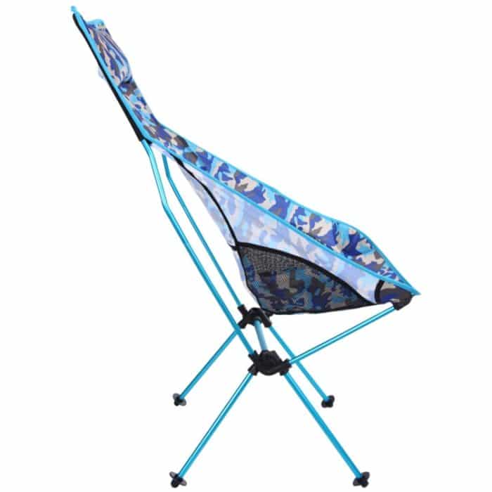Outdoor Tragbare Camouflage Klapp Camping Stuhl Licht Angeln Strand Stuhl Luftfahrt Aluminium Legierung Rückenlehne Liege, Camouflage Folding Chair (blue), Camouflage Folding Chair (green), Camouflage Folding Chair (orange) – Bild 3