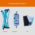 Outdoor Tragbare Camouflage Klapp Camping Stuhl Licht Angeln Strand Stuhl Luftfahrt Aluminium Legierung Rückenlehne Liege, Camouflage Folding Chair (blue), Camouflage Folding Chair (green), Camouflage Folding Chair (orange) – Bild 6