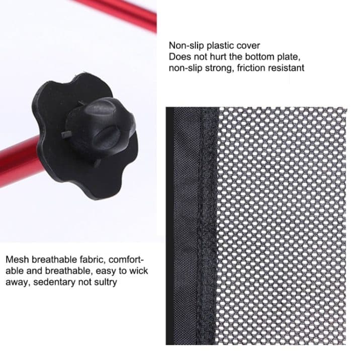 Outdoor Tragbare Klapp Camping Stuhl Licht Angeln Strand Stuhl Luftfahrt Aluminium Legierung Rückenlehne Liege, Camping Chair(Black), Fishing Beach Chair(green), Fishing Beach Chair(red) – Bild 6