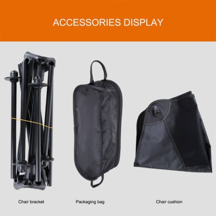 Outdoor Tragbare Klapp Camping Stuhl Licht Angeln Strand Stuhl Luftfahrt Aluminium Legierung Rückenlehne Liege, Camping Chair(Black), Fishing Beach Chair(green), Fishing Beach Chair(red) – Bild 9