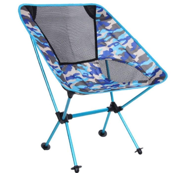 Outdoor Camouflage Tragbare Klapp Camping Stuhl Licht Angeln Strand Stuhl Luftfahrt Aluminium Legierung Rückenlehne Liege, Backrest Chair(blue), Backrest Chair(green), Backrest Chair(orange) – Bild 2