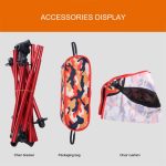 Outdoor Camouflage Tragbare Klapp Camping Stuhl Licht Angeln Strand Stuhl Luftfahrt Aluminium Legierung Rückenlehne Liege, Backrest Chair(blue), Backrest Chair(green), Backrest Chair(orange) – Bild 7