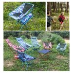 Outdoor Camouflage Tragbare Klapp Camping Stuhl Licht Angeln Strand Stuhl Luftfahrt Aluminium Legierung Rückenlehne Liege, Backrest Chair(blue), Backrest Chair(green), Backrest Chair(orange) – Bild 8