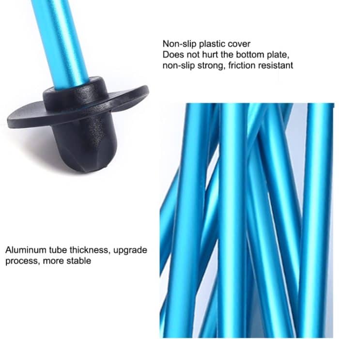 Outdoor Camping Tragbarer Leichter Klapptisch Oxford Tuch Luftfahrt Aluminium Picknick Grilltisch, Barbecue Table(black), Barbecue Table(blue), Barbecue Table(orange), Barbecue Table(red) – Bild 7