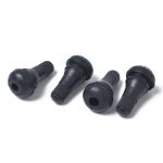 Schnappbarer kurzer schwarzer Gummi-Ventilschaft (TR412) mit Ventilkernschlüssel für schlauchlose 11,5-mm-Felgenlöcher mit 0,453 Zoll bei Standard-Fahrzeugreifen – Bild 3