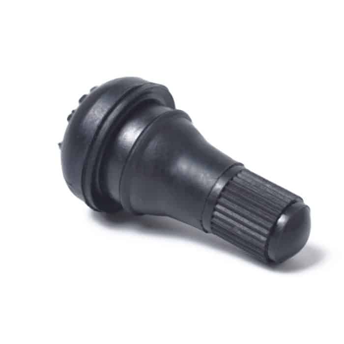 Schnappbarer kurzer schwarzer Gummi-Ventilschaft (TR412) mit Ventilkernschlüssel für schlauchlose 11,5-mm-Felgenlöcher mit 0,453 Zoll bei Standard-Fahrzeugreifen – Bild 4