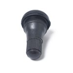 Schnappbarer kurzer schwarzer Gummi-Ventilschaft (TR412) mit Ventilkernschlüssel für schlauchlose 11,5-mm-Felgenlöcher mit 0,453 Zoll bei Standard-Fahrzeugreifen – Bild 5