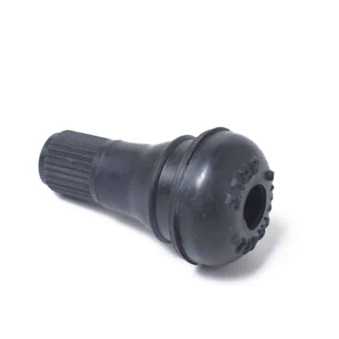 Schnappbarer kurzer schwarzer Gummi-Ventilschaft (TR412) mit Ventilkernschlüssel für schlauchlose 11,5-mm-Felgenlöcher mit 0,453 Zoll bei Standard-Fahrzeugreifen – Bild 6