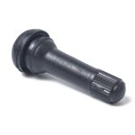 Snap-in Short Black Rubber Valve Stem (TR414) 4er-Pack mit Ventilkernschlüssel für schlauchlose 11,5-mm-Felgenlöcher mit 0,453 Zoll bei Standard-Fahrzeugreifen – Bild 4