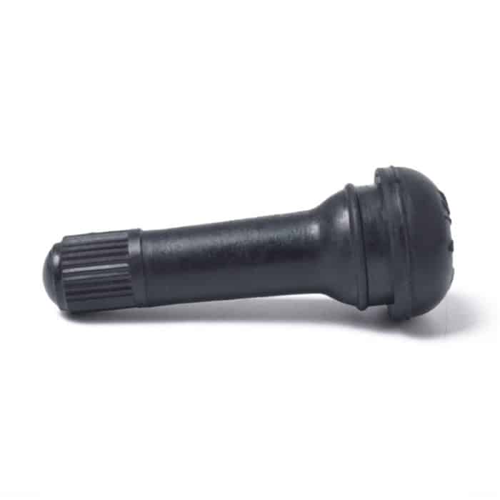 Snap-in Short Black Rubber Valve Stem (TR414) 4er-Pack mit Ventilkernschlüssel für schlauchlose 11,5-mm-Felgenlöcher mit 0,453 Zoll bei Standard-Fahrzeugreifen – Bild 6