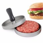 Haushaltslebensmittel Aluminiumlegierung Küche Antihaftbeschichtung Druck Fleisch Pastetchen Kuchen Hamburger Form mit 40 PCS seitigen Silikonpapieren – Bild 8