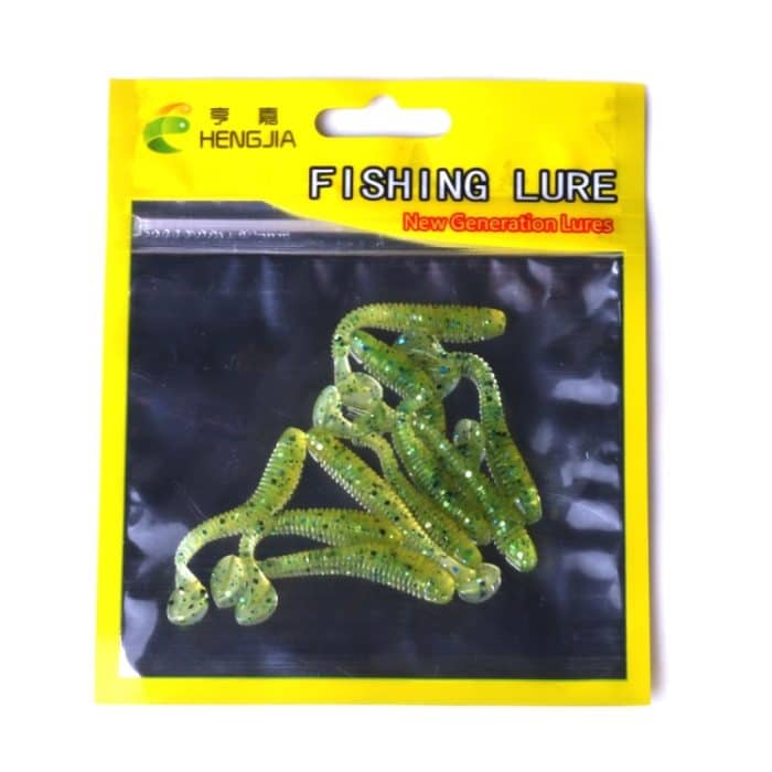 HENGJIA SO041 5 cm/0,6 g 10 Stück Angelwobbler Soft Jigging Angelköder Wurm Swimbaits Silikonköder – Bild 2