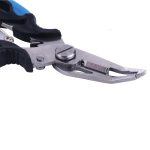 HENGJIA QT013 Multifunktionale Edelstahlbacken-Angelzange Schere Hakenentfernungswerkzeug Schnurschneider Angelgerät, HENGJIA QT013 – Bild 5