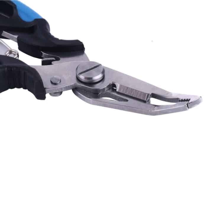 HENGJIA QT013 Multifunktionale Edelstahlbacken-Angelzange Schere Hakenentfernungswerkzeug Schnurschneider Angelgerät, HENGJIA QT013 – Bild 5