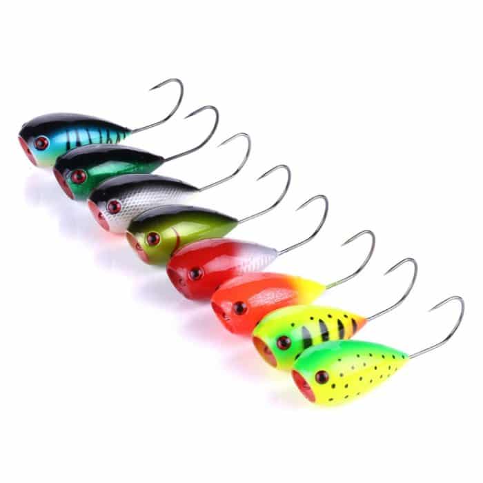 HENGJIA PO036 8 PCS 8 cm / 13 g Big Mouth Single Hook Schlagen Wasserwelle Harter Köder Köder Outdoor-Angelausrüstung Köder Angeln Köder Angelgerät – Bild 9
