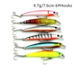 HENGJIA Set002 43 PCS Pailletten Set Metall Pailletten Falscher Köder Frischer Seebarsch Fischköder Set, Länge: 5 bis 10,5 cm, verpackt – Bild 5