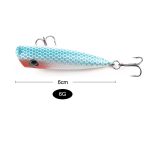 HENGJIA PO035 6 cm/6 g Simulation harte Köder Angelköder Tackle Baits Fit Salzwasser und Süßwasser, PO035 1#, PO035 2#, PO035 3#, PO035 4#, PO035 5# – Bild 2