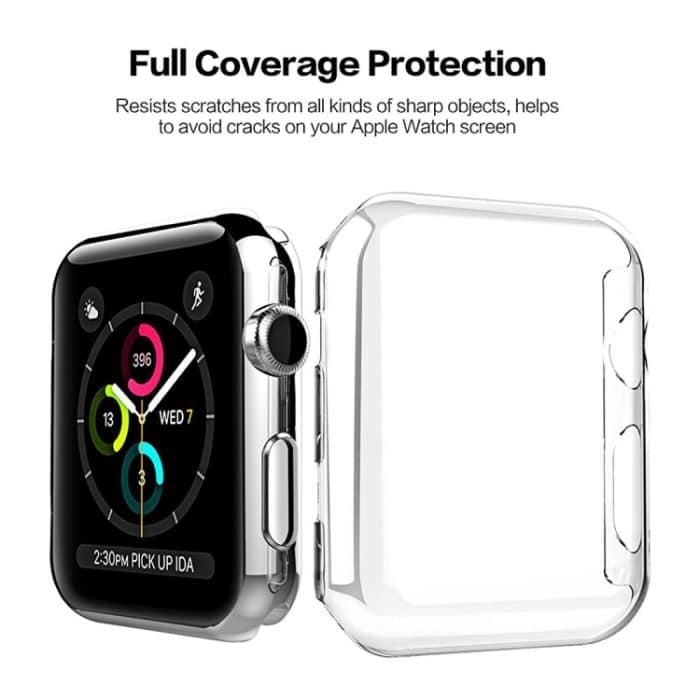 Für Apple Watch Series 3 38mm transparente PC-Schutzhülle – Bild 6