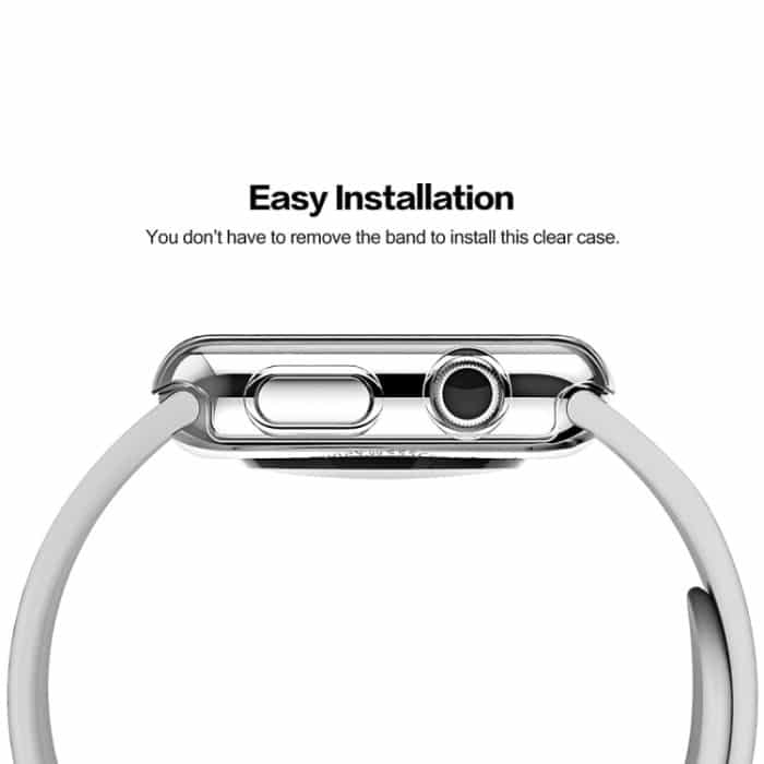 Für Apple Watch Series 3 38mm transparente PC-Schutzhülle – Bild 7
