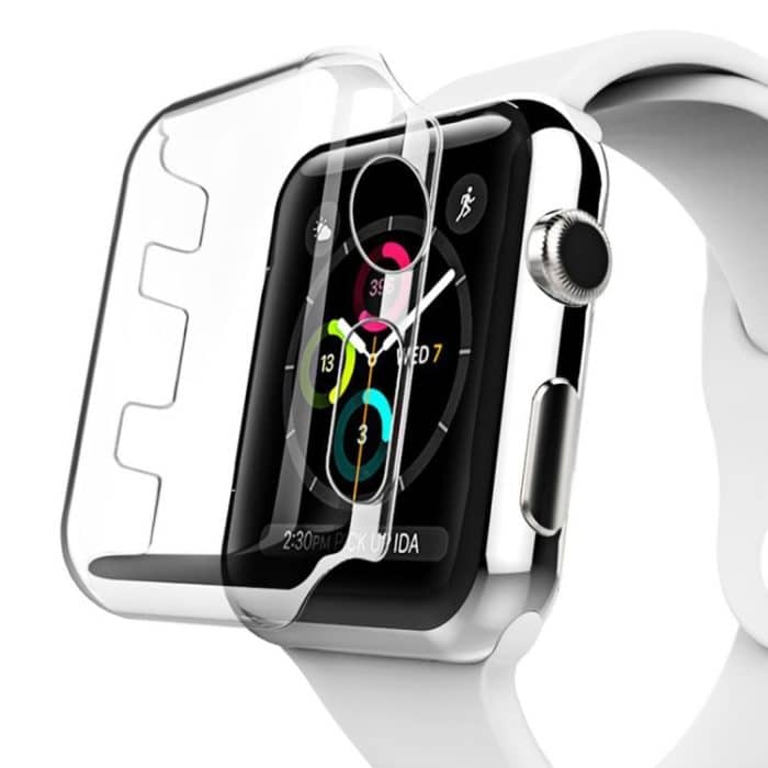 Für Apple Watch Series 3 42mm transparente PC-Schutzhülle – Bild 2