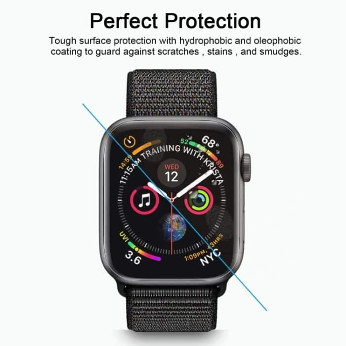 ENKAY Hat-Prince 3D-Vollbild-PET-HD-Displayschutz für gebogene Wärmebiegung für Apple Watch Series 4 40 mm – Bild 5