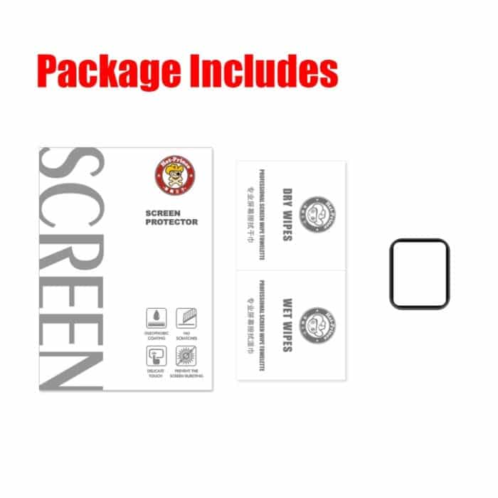 ENKAY Hat-Prince 3D-Vollbild-Galvanik-PET-gebogener, wärmebiegender HD-Displayschutz für Apple Watch Series 4 44 mm – Bild 5