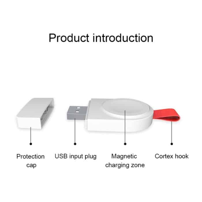 A3 Universal Portable Qi Standard magnetisches kabelloses Ladegerät für Apple Watch Serie 4 & 3 & 2 & 1 – Bild 6