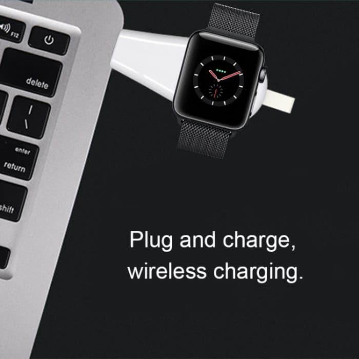 B2 Universelles tragbares magnetisches Qi-Standard-USB-Wireless-Ladegerät für Apple Watch Series 4 & 3 & 2 & 1 – Bild 7