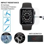 9H 2.5D gehärtete Glasfolie für Apple Watch Serie 5/4 44mm – Bild 4