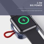 ROCK W26 Tragbares magnetisches kabelloses Ladegerät für Apple Watch, W26 USB Interface – Bild 6