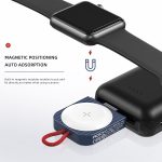 ROCK W26 Tragbares magnetisches kabelloses Ladegerät für Apple Watch, W26 USB Interface – Bild 7